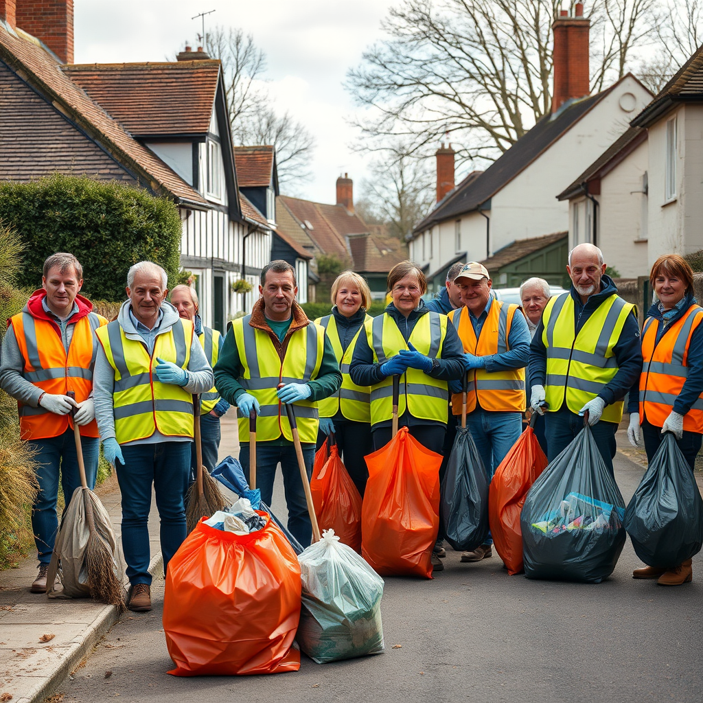 Villagers unite for Launton's annual spring cleanup effort